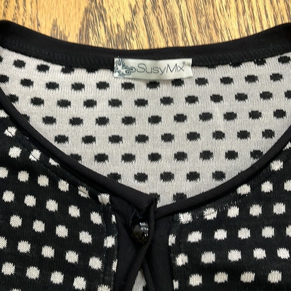 SusyMix black/beige sweater S - Picture 3 of 6